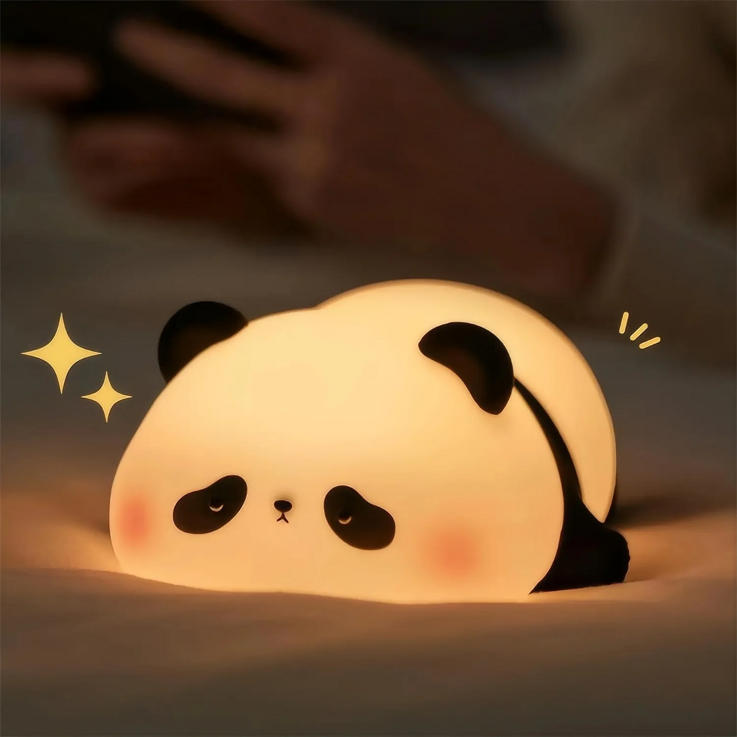 Luz Noturna de Silicone Recarga USB - Animais Encantadores Panda / Meu Luxo