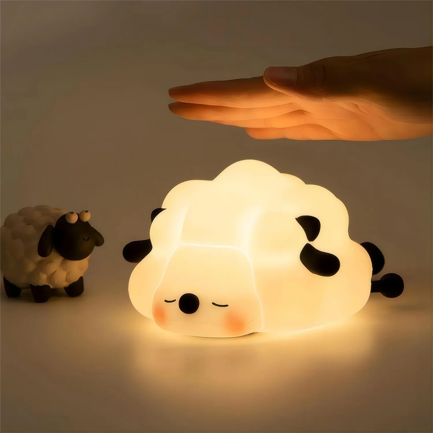 Luz Noturna de Silicone Recarga USB - Animais Encantadores Ovelha / Meu Luxo