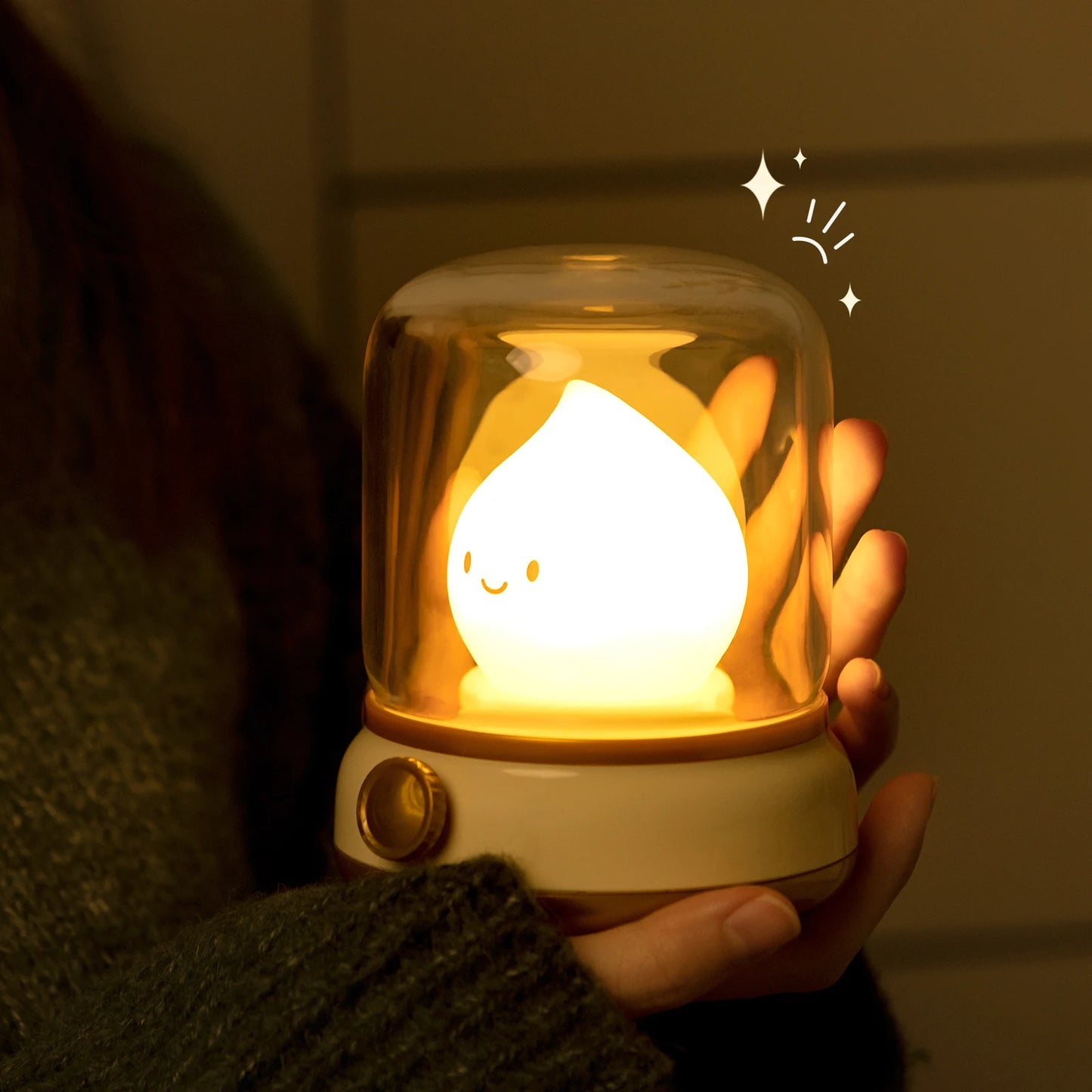 Luminária Candeeiro Animado Amarela - Meu Luxo
