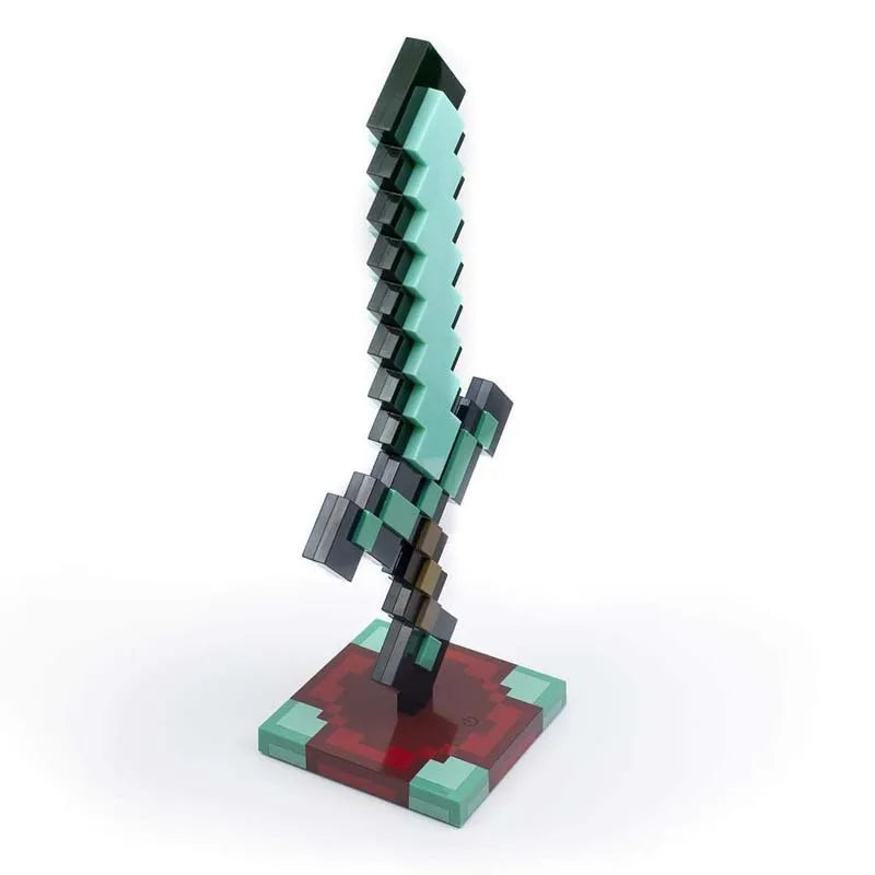 2025 Minecraft Espada de Diamante Colorida LED Luz Noturna Meu Mundo Destacável Bedlight Respiração Luz Produto Popular Brinquedo Luminoso