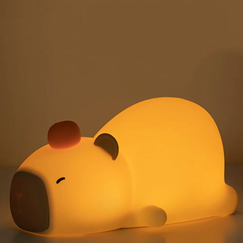 Luminária Noturna Capivara de Silicone LED / Meu Luxo