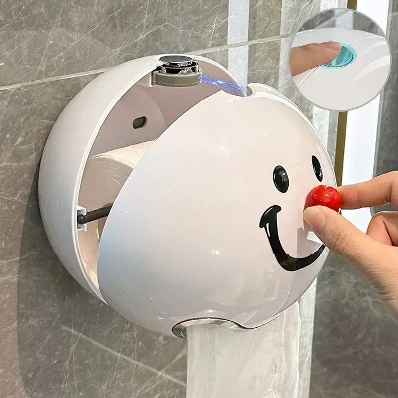 Suporte Para Papel Higiênico Rosto Feliz