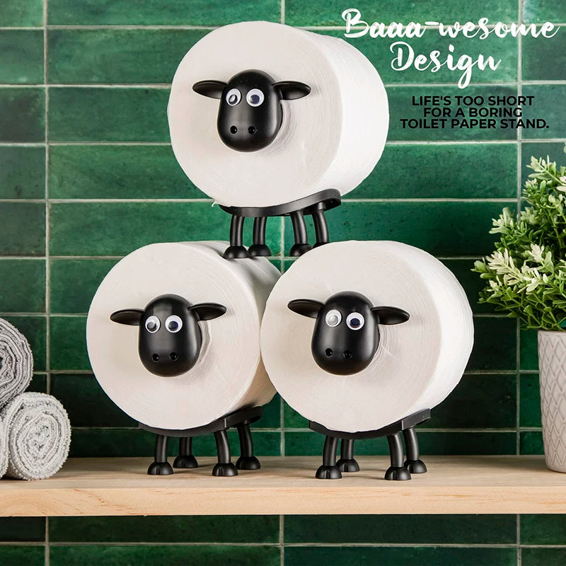 Suporte Para Papel Higiênico Ovelha / Meu Luxo
