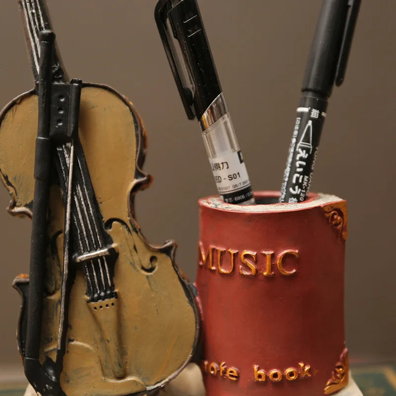 Decoração Retro de Resina Instrumentos - Meu Luxo