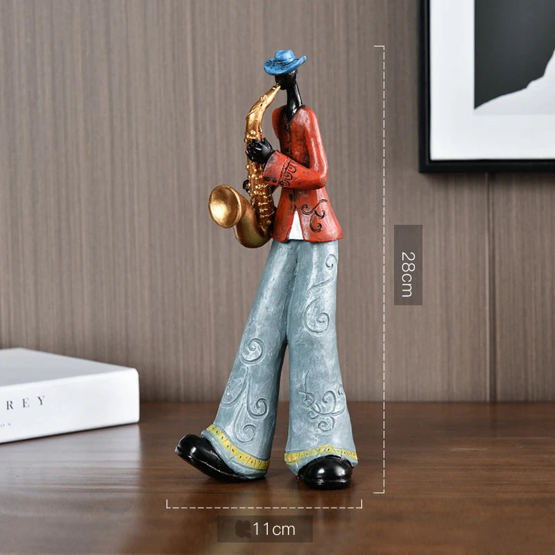 Escultura Musical Nórdica para Decoração de Interiores  Saxofone / Meu Luxo