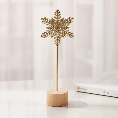 Escultura Metalizada Folhas