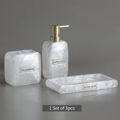 Conjunto Para Banheiro Perolado - Meu Luxo