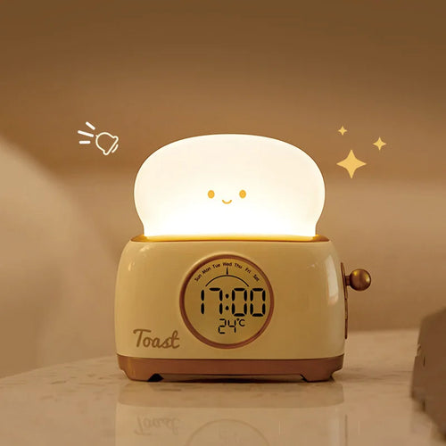 Relógio Despertador Infantil Amarelo - Meu Luxo