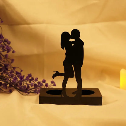 Castiçal Decorativo Casal Romântico - Meu luxo