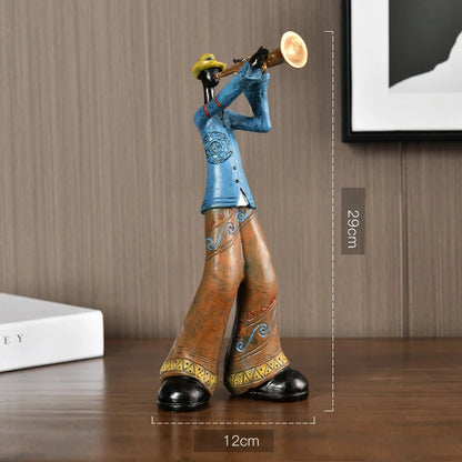 Escultura Musical Nórdica para Decoração de Interiores  trompete / Meu Luxo