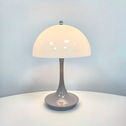 Luminária Cogumelo  Cinza - Meu Luxo