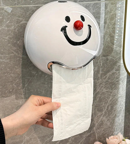 Suporte Para Papel Higiênico Rosto Feliz