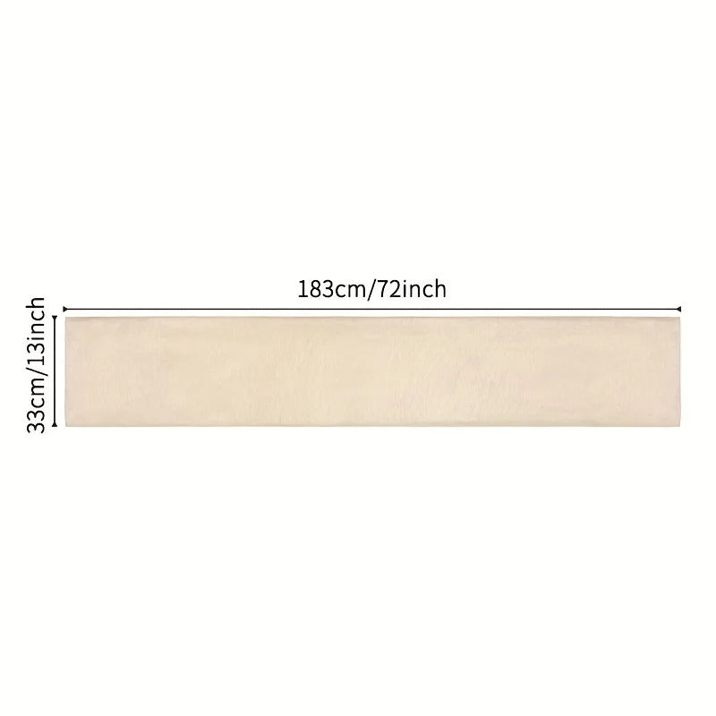 1pc corredor de mesa de planta simples, decoração de jantar de cozinha boêmia, corredor de mesa de linho, decorações de férias.