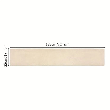 1pc corredor de mesa de planta simples, decoração de jantar de cozinha boêmia, corredor de mesa de linho, decorações de férias.