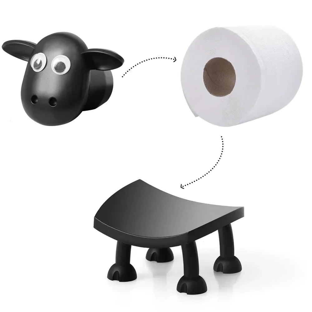 Suporte Para Papel Higiênico Ovelha / Meu Luxo