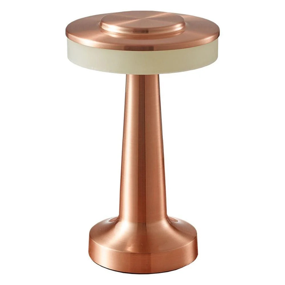 Luminária de Mesa Retro  Ouro Rose - Meu Luxo 