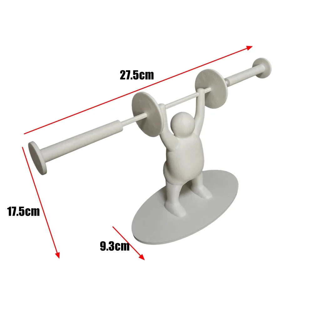 Suporte Para Papel Higiênico Levantamento de Peso / Meu Luxo