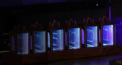 Relógio Digital Tubo RGB - Meu Luxo
