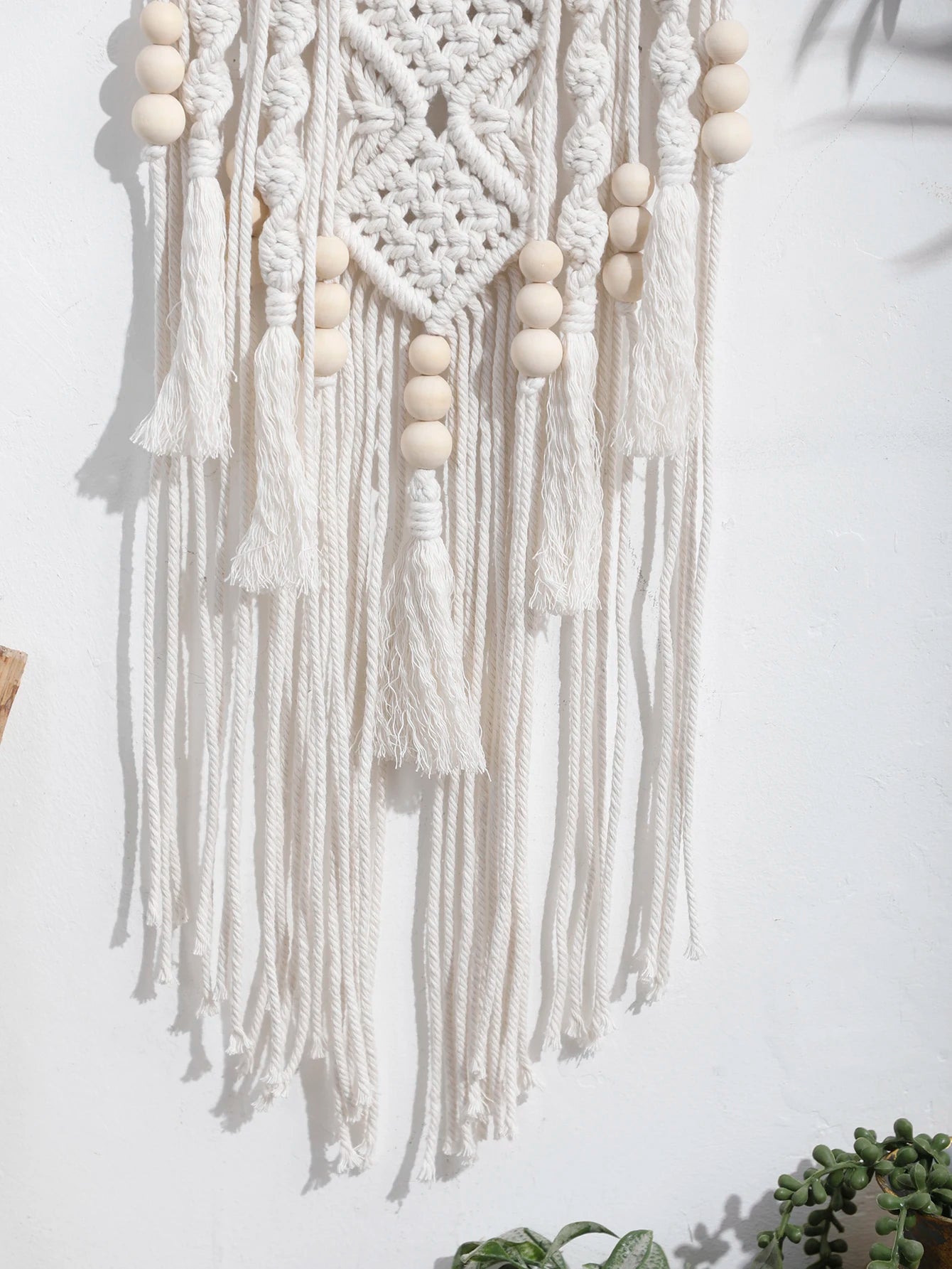 Lotus macrame parede pendurado boho macrame sonho apanhador grande artesanato ornamento para dormitório casa quarto apartamento decoração presente