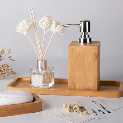Dispensador de Bambu Quadrado