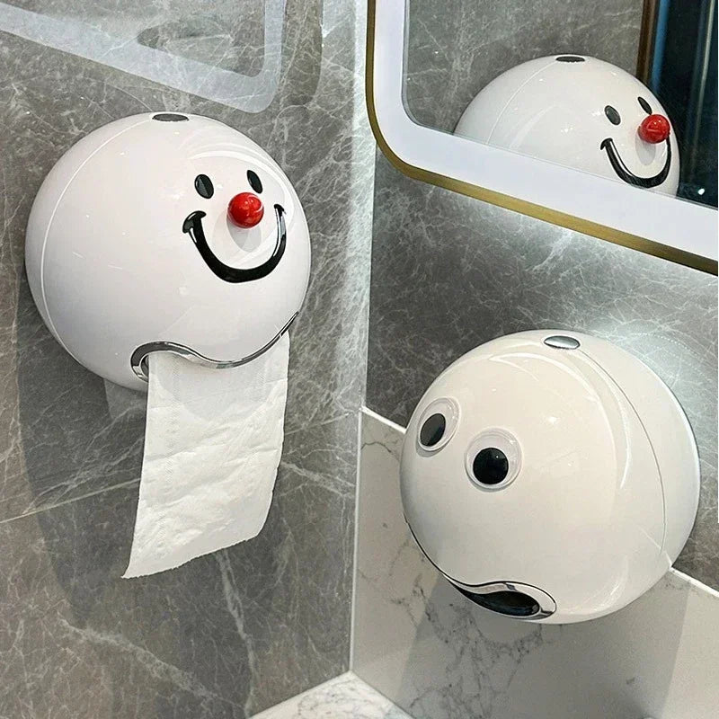 Suporte Para Papel Higiênico Rosto Feliz
