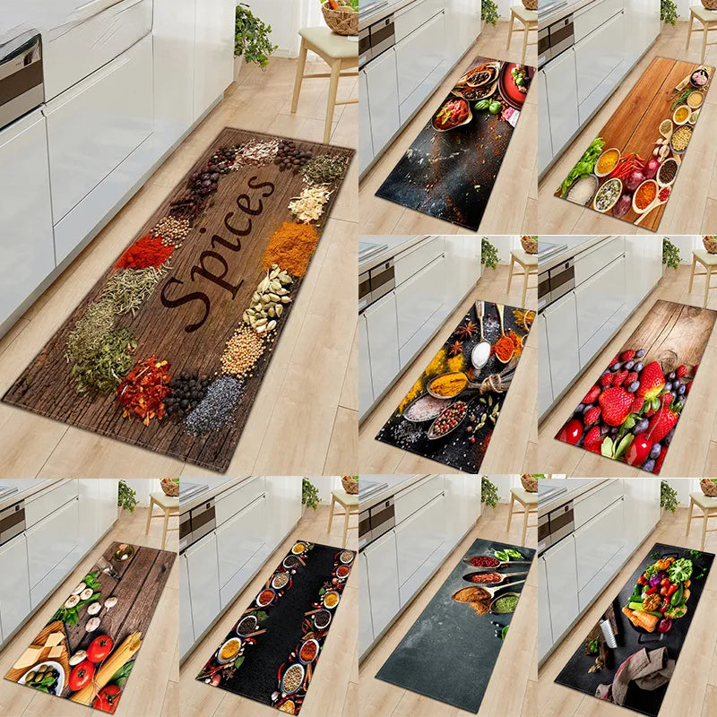 Tapete Para Cozinha Temperos - Meu Luxo