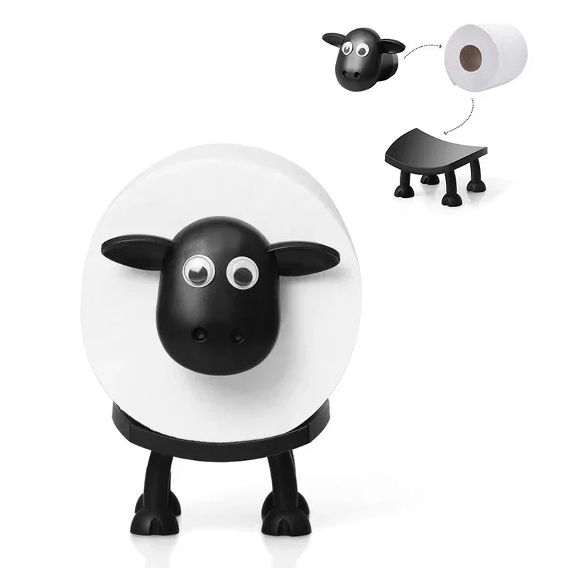 Suporte Para Papel Higiênico Ovelha / Meu Luxo