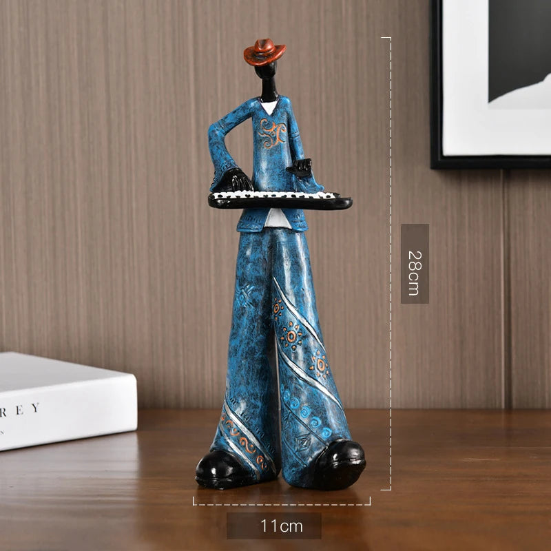 Escultura Musical Nórdica para Decoração de Interiores Teclado  / Meu Luxo