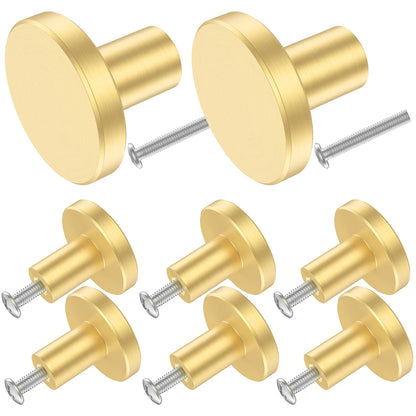 Puxador Redondo Dourado - Meu Luxo