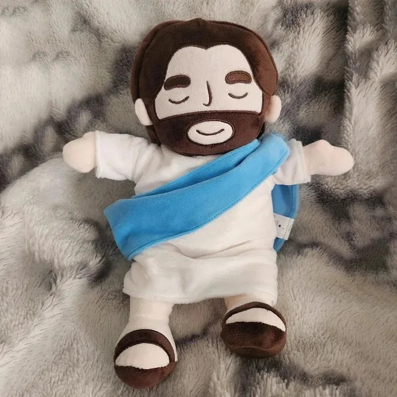 Boneco Jesus de Pelúcia Que Respira / Meu Luxo