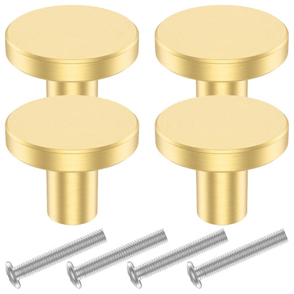Puxador Redondo Dourado - Meu Luxo