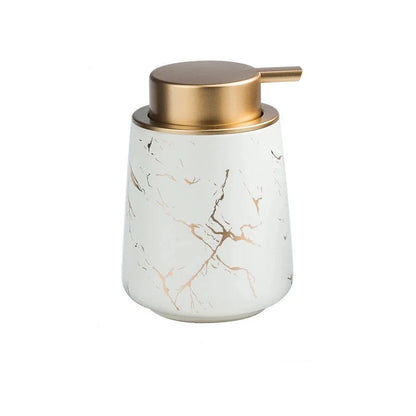 Dispensador de Cerâmica Branco  - Meu Luxo