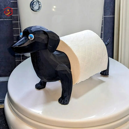 Suporte Para Papel Higiênico Cachorro / Meu Luxo